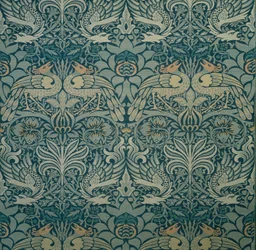 Dekorationsstoff, 1876-1890
