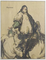 Porthos, Illustration aus 