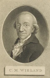 Porträt des Dichters und Schriftstellers Christoph Martin Wieland 1733-1813, 1800