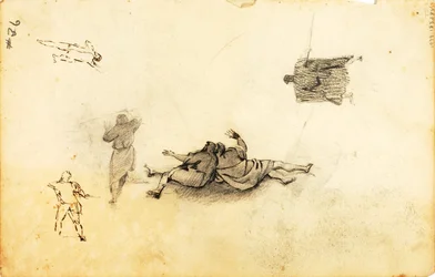 Moses befiehlt den Wassern des Roten Meeres, sich zu trennen