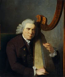 Der blinde Harfenist, John Parry, 1710-1782, 1775-91