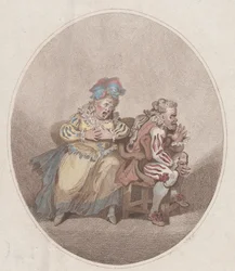 Die Anstandsdame und der kleine Isaac, 1. April 1784