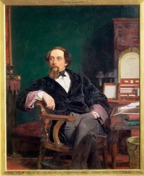 Charles Dickens, englischer Romanautor, 19. Jahrhundert
