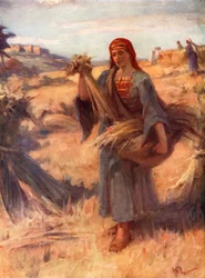 Ruth auf den Kornfeldern, Ruth ii, 2