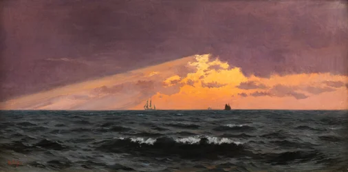 Vor Sonnenuntergang, Sturm zieht auf