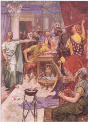 Der Streit zwischen Alexander und Clitus, aus 