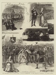 Unser gemütlicher Künstler bei den Opern, Lucia de Lammermoor bei Ihrer Majestät, Lohengrin im Covent Garden