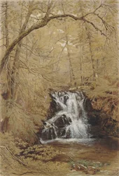 Indian Falls, Indian Brook, Cold Springs, New York, 1850