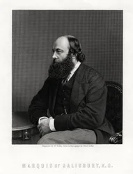 Robert Arthur Talbot Gascoyne-Cecil, 3. Marquis von Salisbury, britischer Staatsmann, 19. Jahrhundert
