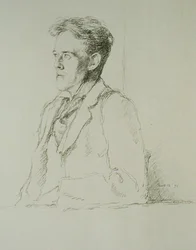Porträt von Hilaire Belloc