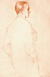 Sir Henry Maximilian Beerbohm, englischer Parodist und Karikaturist