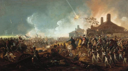Der Herzog von Wellington bei La Haye Sainte. Die Schlacht von Waterloo