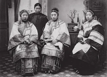 Chinesische Frauen, ca. 1880