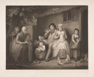 Die Tür des Landarbeiters