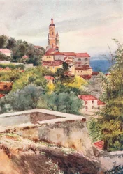 Die alte Kirche, Mentone