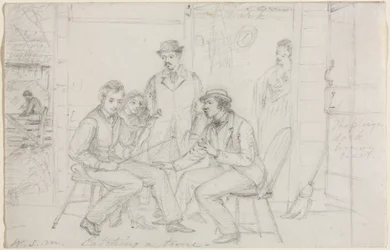 Eine Melodie fangen, wahrscheinlich 1867