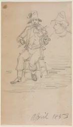 Der geigende Bettler, 1853