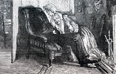 Ein älteres Paar (1880) (Gravur)