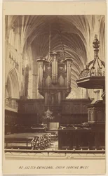 Exeter Kathedrale, Chor nach Westen blickend