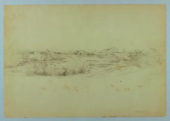 Studie einer Landschaft, Ostia, Italien