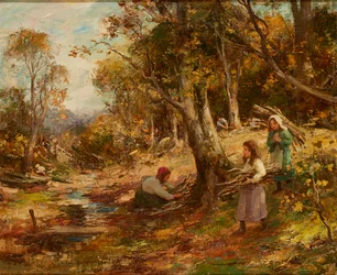 Holz sammeln
