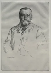Porträt von H. Cock, 1895.