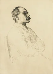 Porträt von Rudyard Kipling