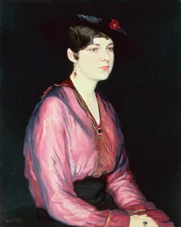 Das rosa Bluse, Porträt von Sylvia Parsons