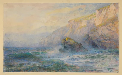 Studie nach "At Icart Point, Guernsey"