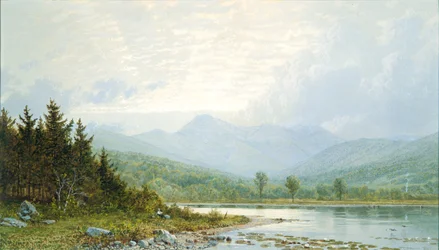 Sonnenuntergang am Mount Chocorua, New Hampshire