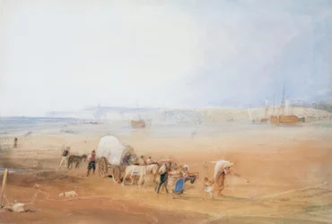 Strandszene an der Südküste