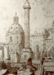 Die Trajanssäule in Rom