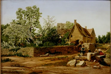 Ansicht von Marston, bei Oxford, frühes 19. Jahrhundert