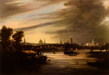 Westansicht von Oxford, 19. Jahrhundert, 1943