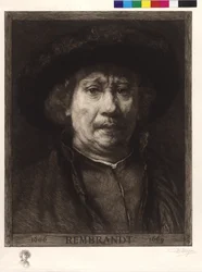 Selbstporträt von Rembrandt