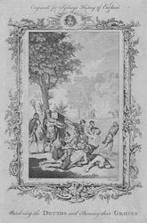 Die Ermordung der Druiden und das Niederbrennen ihrer Haine, 1773.