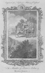 Die Ermordung Prinz Arthurs durch König Johann, 1773.