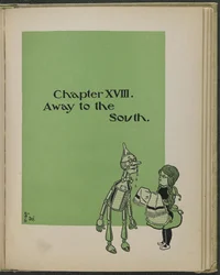 Illustration aus "Der wunderbare Zauberer von Oz" von Lyman Frank Baum