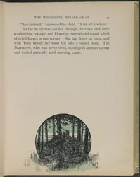 Illustration aus "Der wunderbare Zauberer von Oz" von Lyman Frank Baum