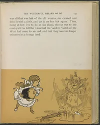 Illustration aus "Der wunderbare Zauberer von Oz" von Lyman Frank Baum