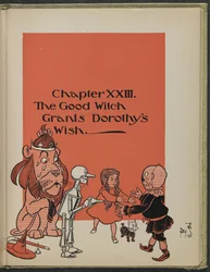 Illustration aus "Der wunderbare Zauberer von Oz" von Lyman Frank Baum