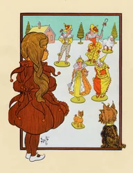Illustration von „Der Zauberer von Oz“ von Lyman Frank Baum