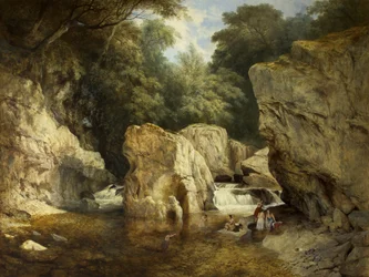 Szene in Nordwales, ca. 1846