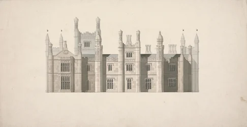 Erhebung eines vorgeschlagenen Entwurfs für Cambridge Colleges