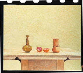 Stillleben mit Blutorange