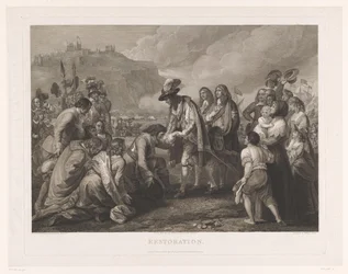 Karl II. von England kommt am Strand von Dover an, 25. Mai 1660