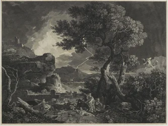 Die Zerstörung der Kinder der Niobe, 1761
