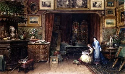 Das Atelier des Künstlers