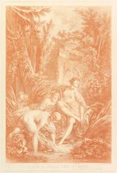 Die Grazien im Bad, 1756