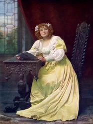 Eva Moore 1870-1955, englische Schauspielerin, 1899-1900.